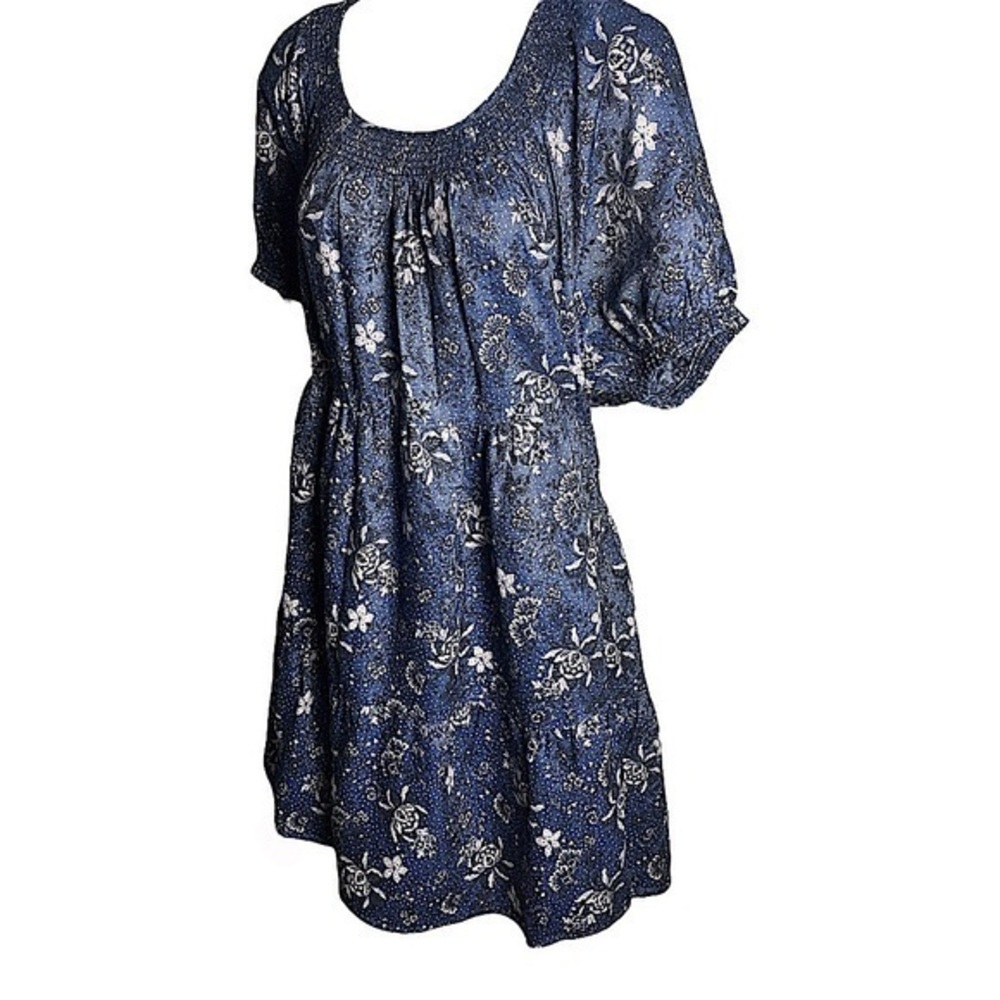Torrid Blue Mini Dress with Stylish Design - Picture 5 of 10